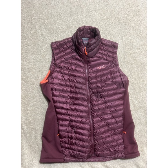 RAB Cirrus Flex Primaloft Insulated Puffer Vest Mulberry/Plum L Pertex Quantum - Picture 1 of 13